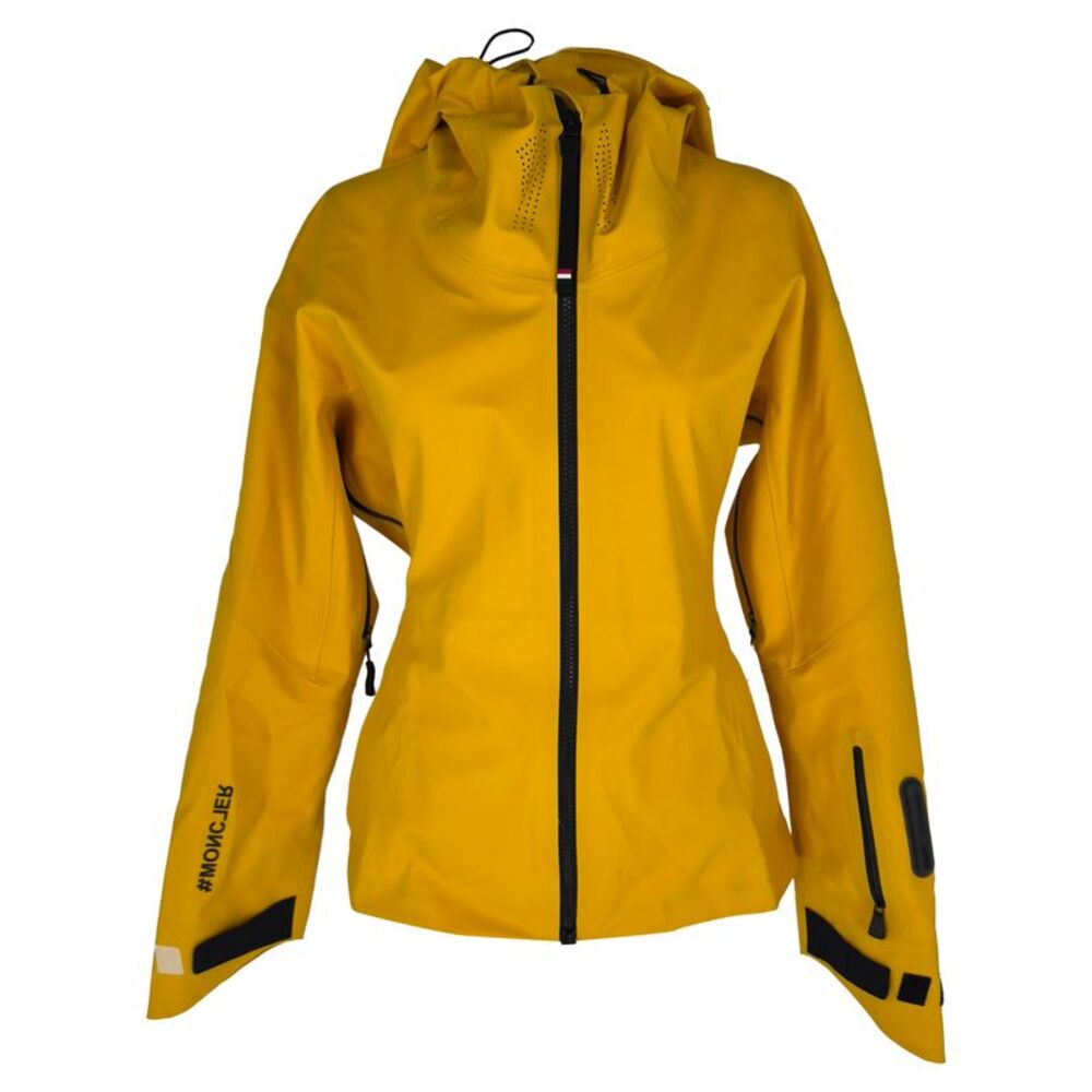 Moncler Grenoble Teche Ski Jacket in Yellow Polyamide